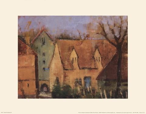 Framed French Farmhouse II Print