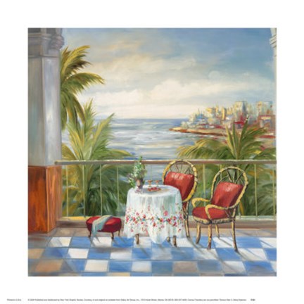 Framed Terrace View 3 Print