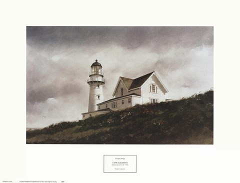 Framed Cape Elizabeth Print
