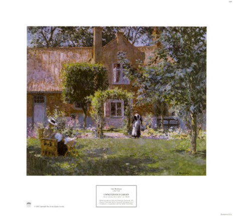 Framed Unpretentious Garden Print