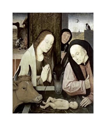 Framed Adoration of The Holy Child Print