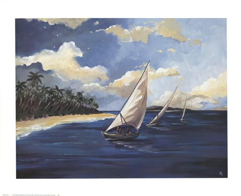 Framed Caribbean Paradise II Print