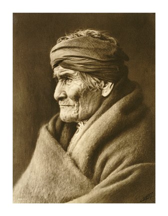 Framed Geronimo, Apache Print