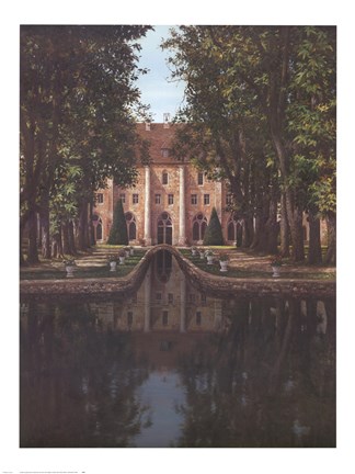 Framed Bell Haven Manor Print