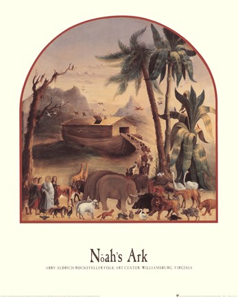 Framed Noah's Ark Print