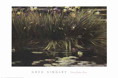 Framed Water Garden Secret Print