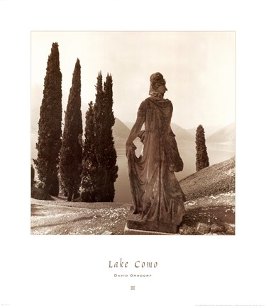 Framed Lake Como Print