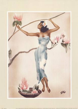 Framed Magnolia Print