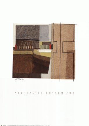 Framed Syncopated Rhythm Two Print