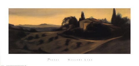 Framed Pienza Print