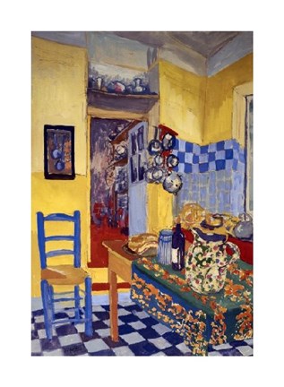 Framed Provence Kitchen Print