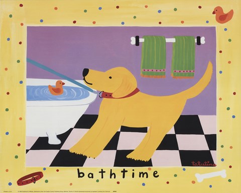 Framed Bathtime Print