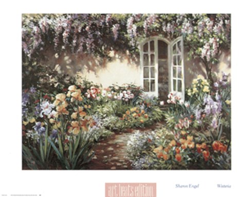 Framed Wisteria Print