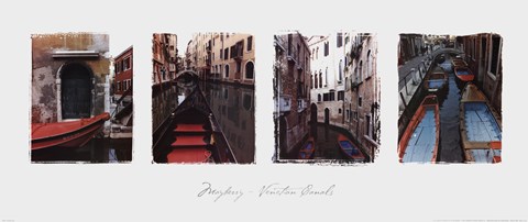 Framed Venetian Canals Print