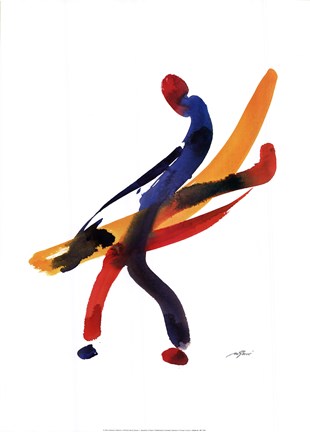 Framed Dancer I Print