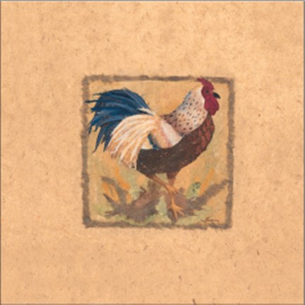 Framed Dark Brahma I Print