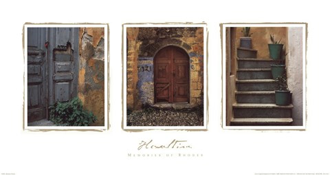 Framed Memories of Rhodes Print