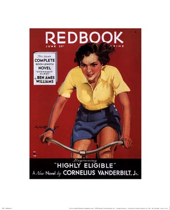 Framed Redbook II, June 1935 Print