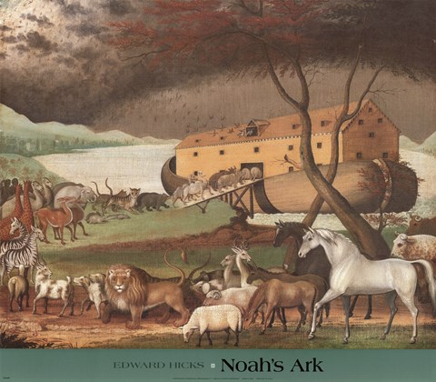 Framed Noah&#39;s Ark Print