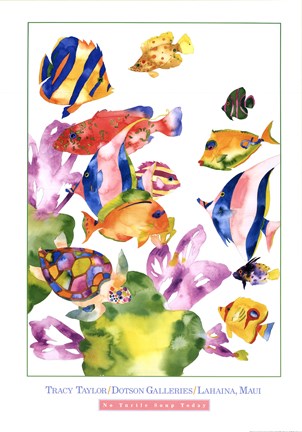 Framed No Turtle Soup Today Print