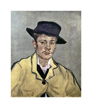 Framed Portrait of Armand Roulin - Yellow Jacket Print