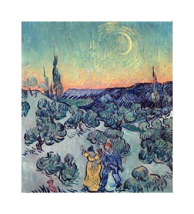 Framed Stroll, Evening Print