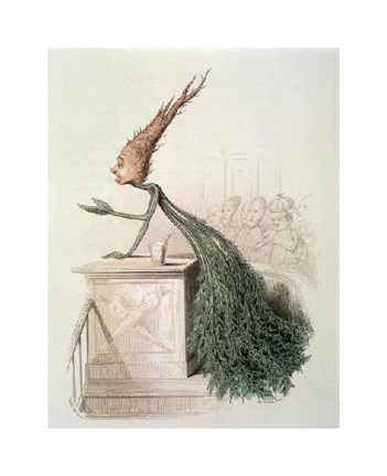 Framed Parliamentary Carrot Print