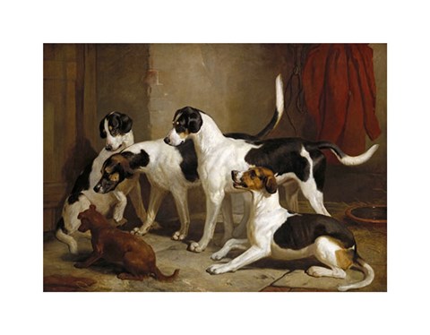 Framed Puckeridge Foxhounds Print