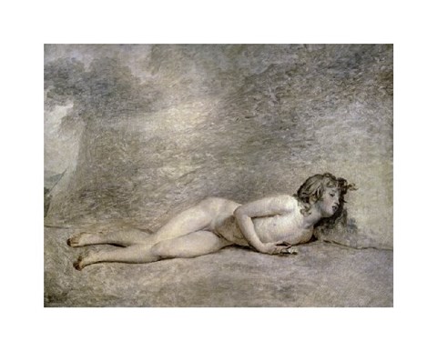 Framed Portrait de Bara Nu Print