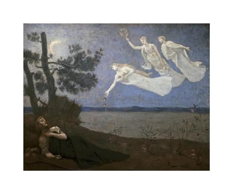 Framed Dream - Le Reve Print