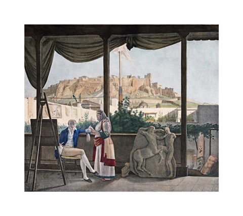 Framed View of The Acropolis Print