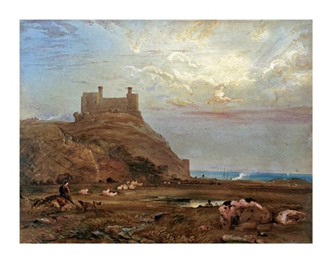 Framed Harlech Castle Print