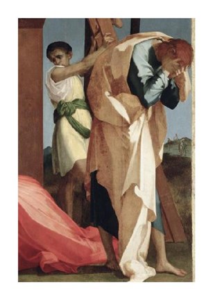 Framed Descent From The Cross (Detail) Print