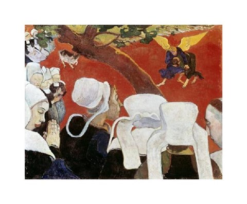 Framed Vision After the Sermon Print