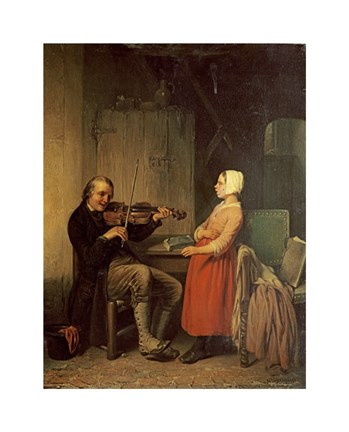 Framed Fiddler Print