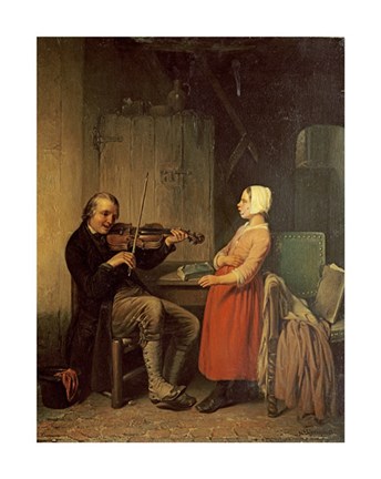 Framed Fiddler Print