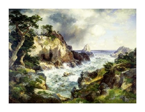 Framed Point Lobos, Monterey, California Print