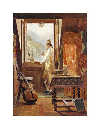 Framed At The Window Print