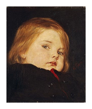 Framed Portrait of a Child Print