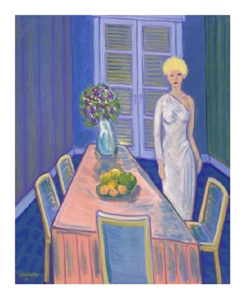 Framed At theTable Print