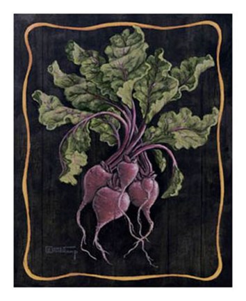 Framed Bouquet Of Beets Print