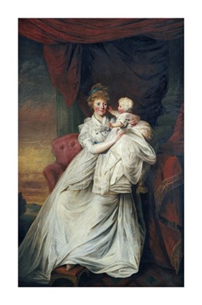 Framed Portrait of Eleanor, Countess of Harborough Print