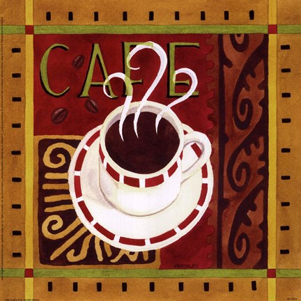 Framed Cafe Exotica II Print