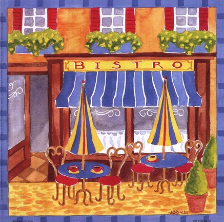 Framed Bistro Print
