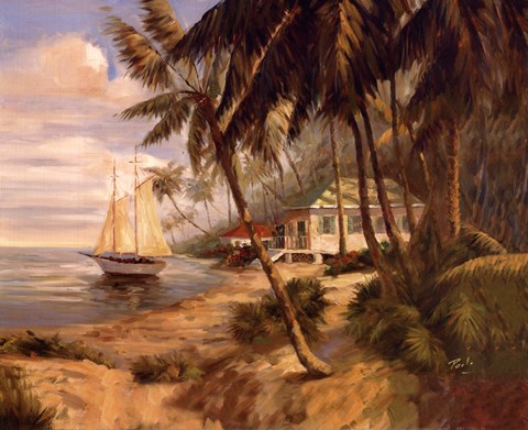 Framed Key West Hideaway Print