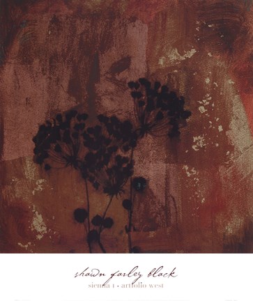 Framed Sienna I Print