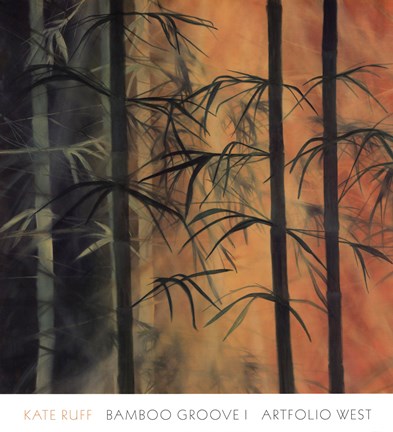 Framed Bamboo Groove I Print