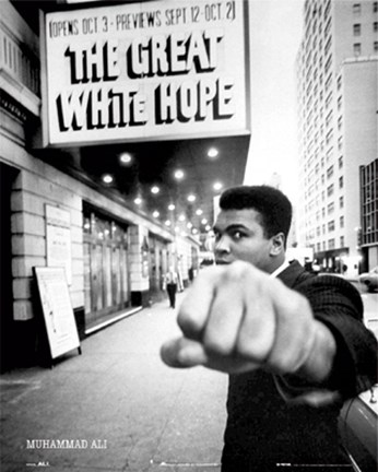 Framed Muhammad Ali - Great White Hope Print