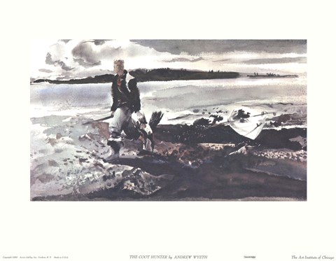 Framed Coot Hunter Print