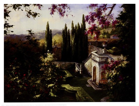 Framed Mystic Garden II Print